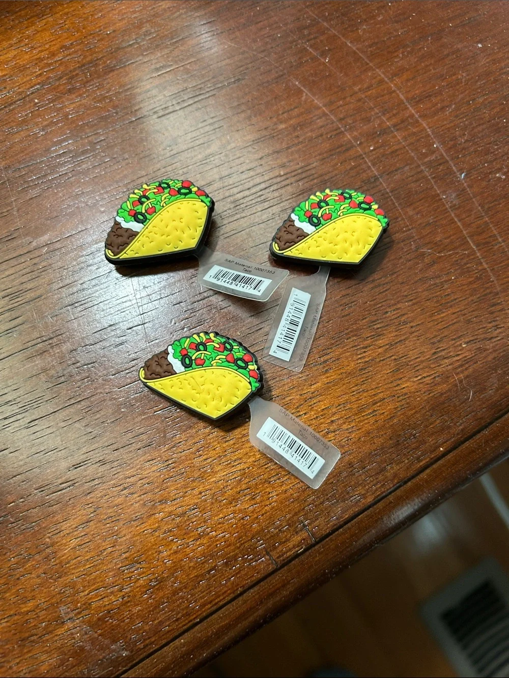 Taco Croc Charm
